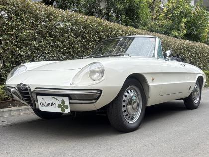 1967年&nbsp;アルファロメオ 1600 スパイダー（デュエット）右ハンドル MT ディーラー車