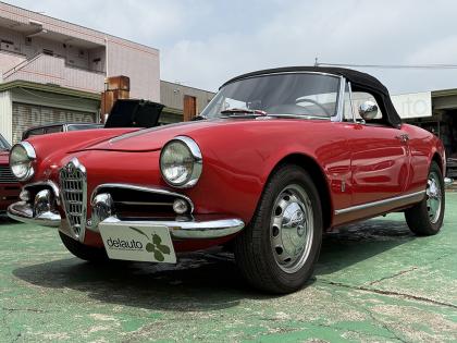 1962年&nbsp;アルファロメオ ジュリエッタ スパイダー101 左H MT
